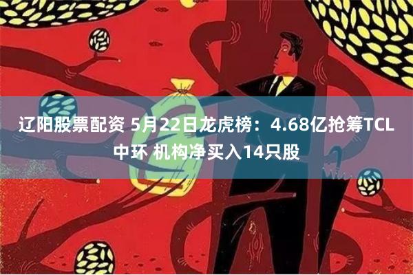 辽阳股票配资 5月22日龙虎榜：4.68亿抢筹TCL中环 机构净买入14只股